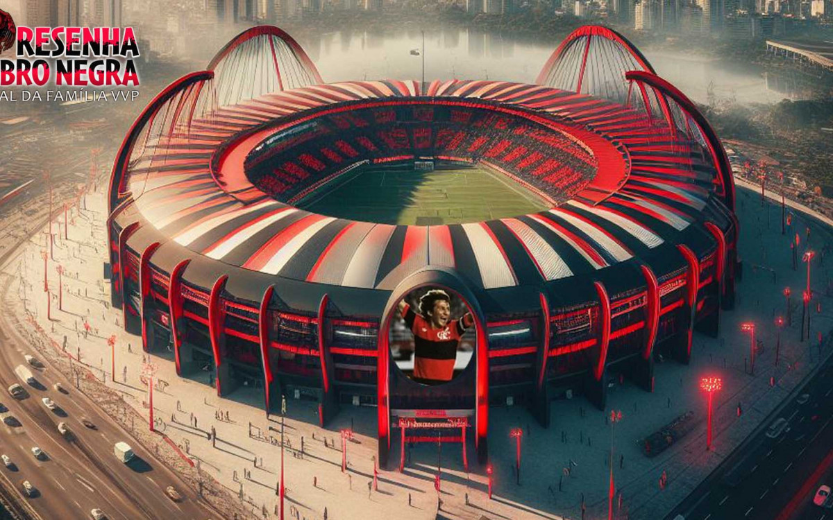 Modelo de estádio para o Flamengo