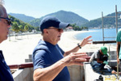 Praia do Anil: obras de saneamento concluídas