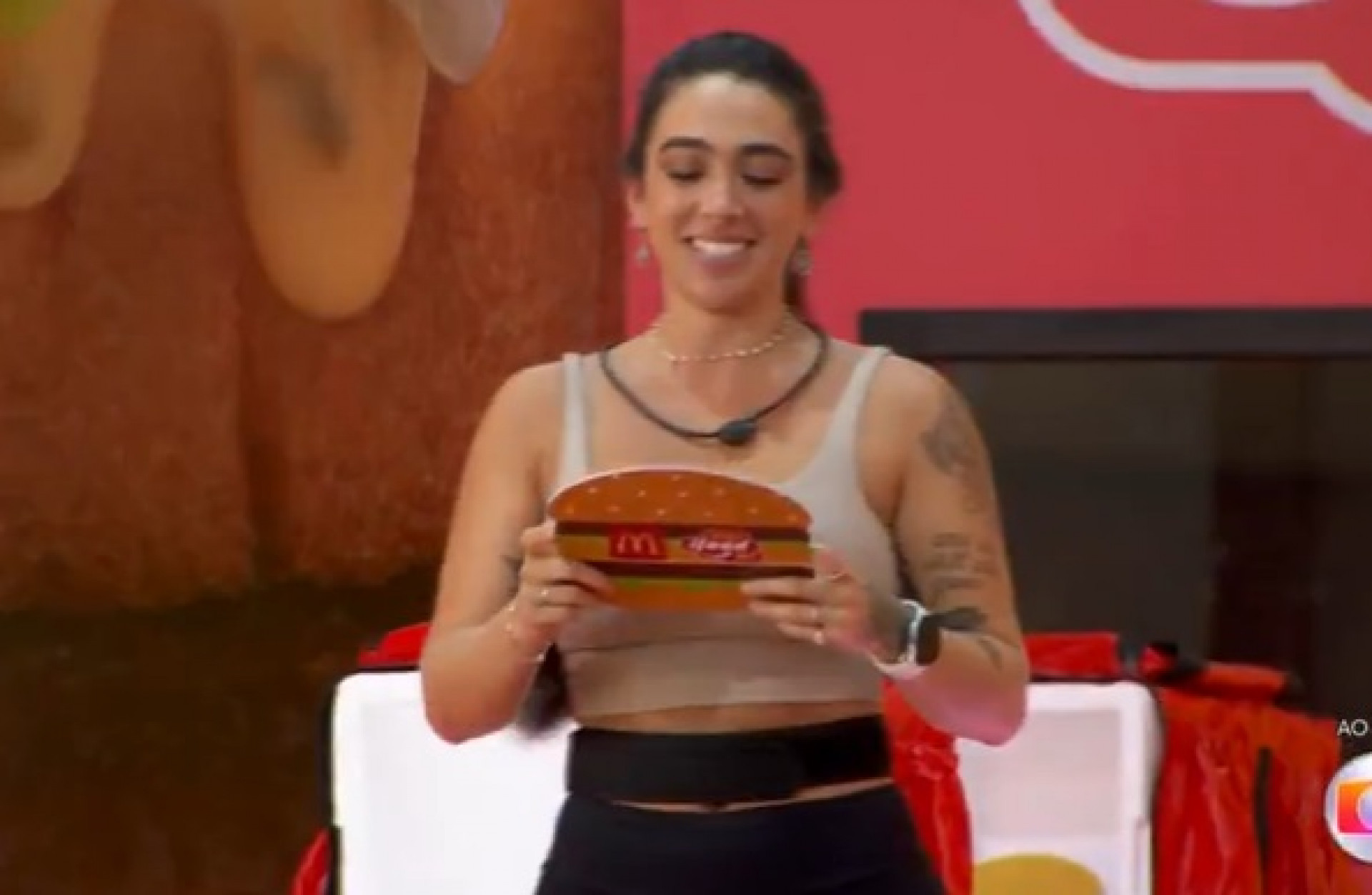 Giovanna vence a prova do líder - Reprodução de vídeo / TV Globo