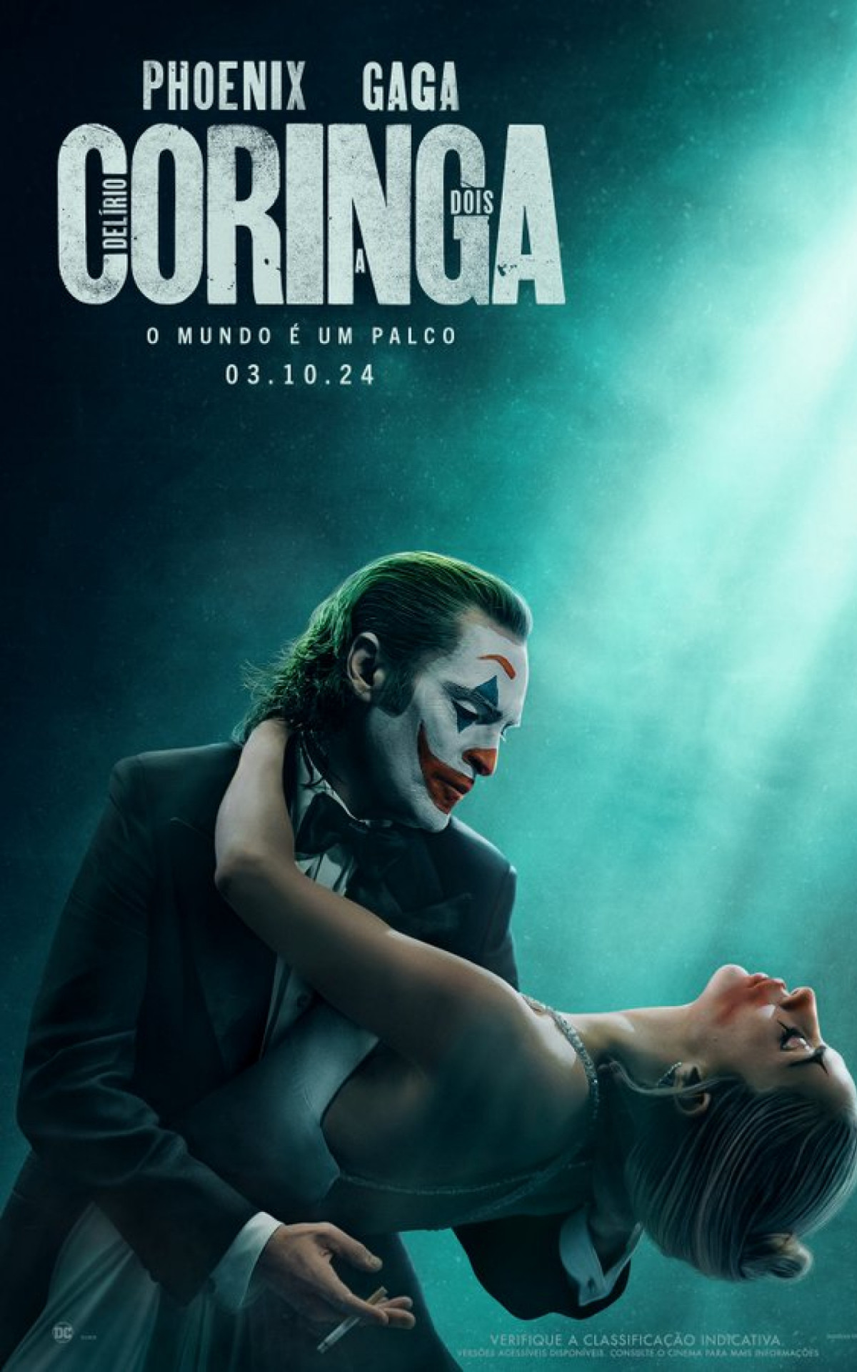 Pôster oficial do filme Coringa: Loucura a dois - Foto: Reprodução / Instagram