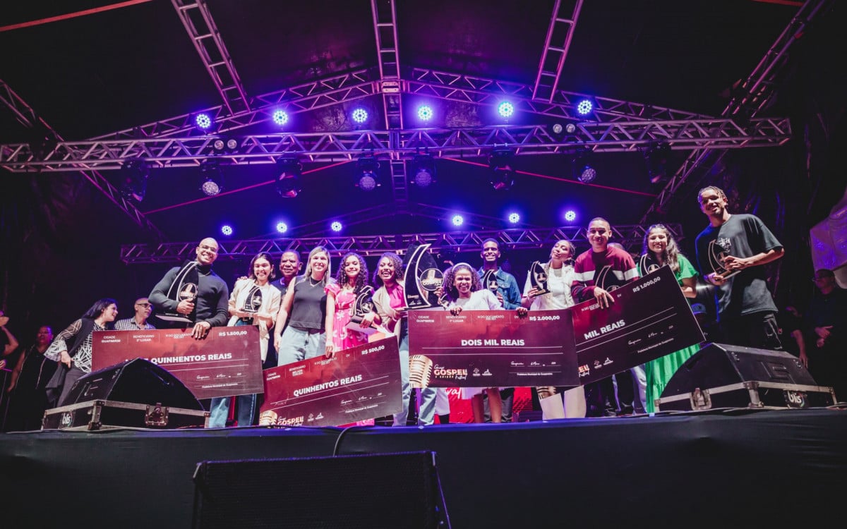 A etapa final do festival gospel de Guapimirim reuniu 10 competidores - Foto: Secom PMG - Redes Sociais