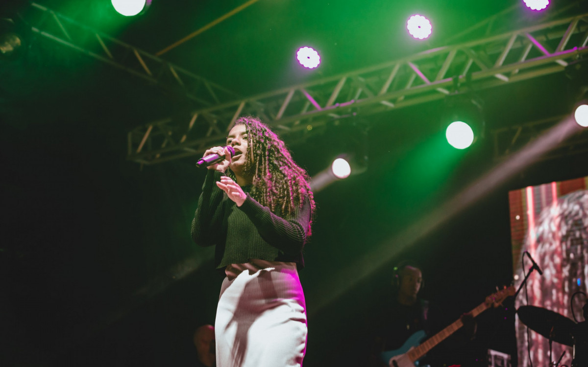 Cantores de música gospel animaram o público em Guapimirim