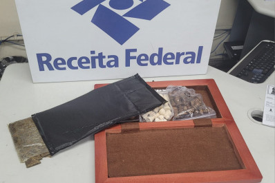 Receita Federal apreende mais de R$ 56 mil em maconha no Aeroporto do Galeão