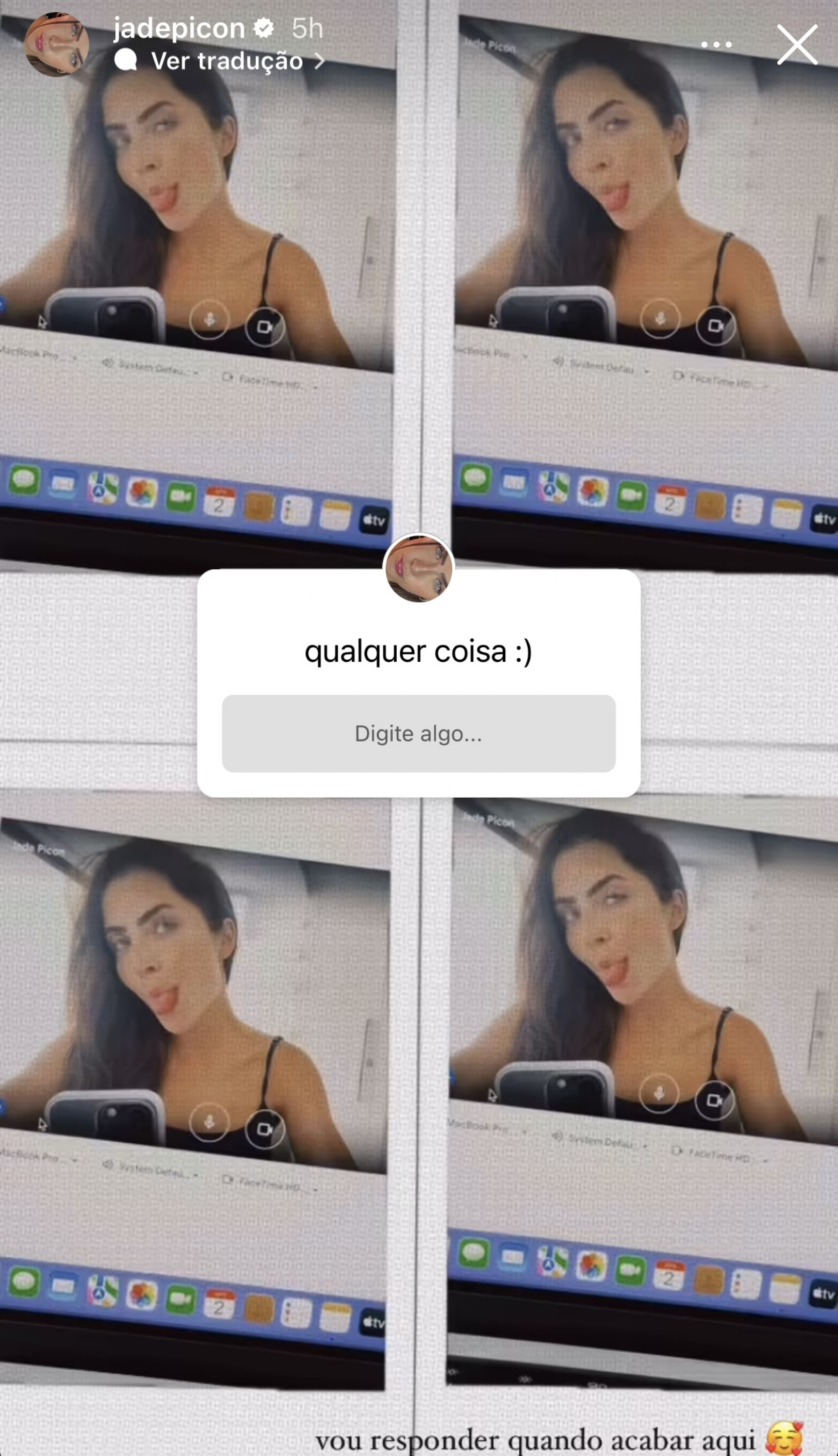 Jade Picon desabafa sobre estar solteira - Reprodução