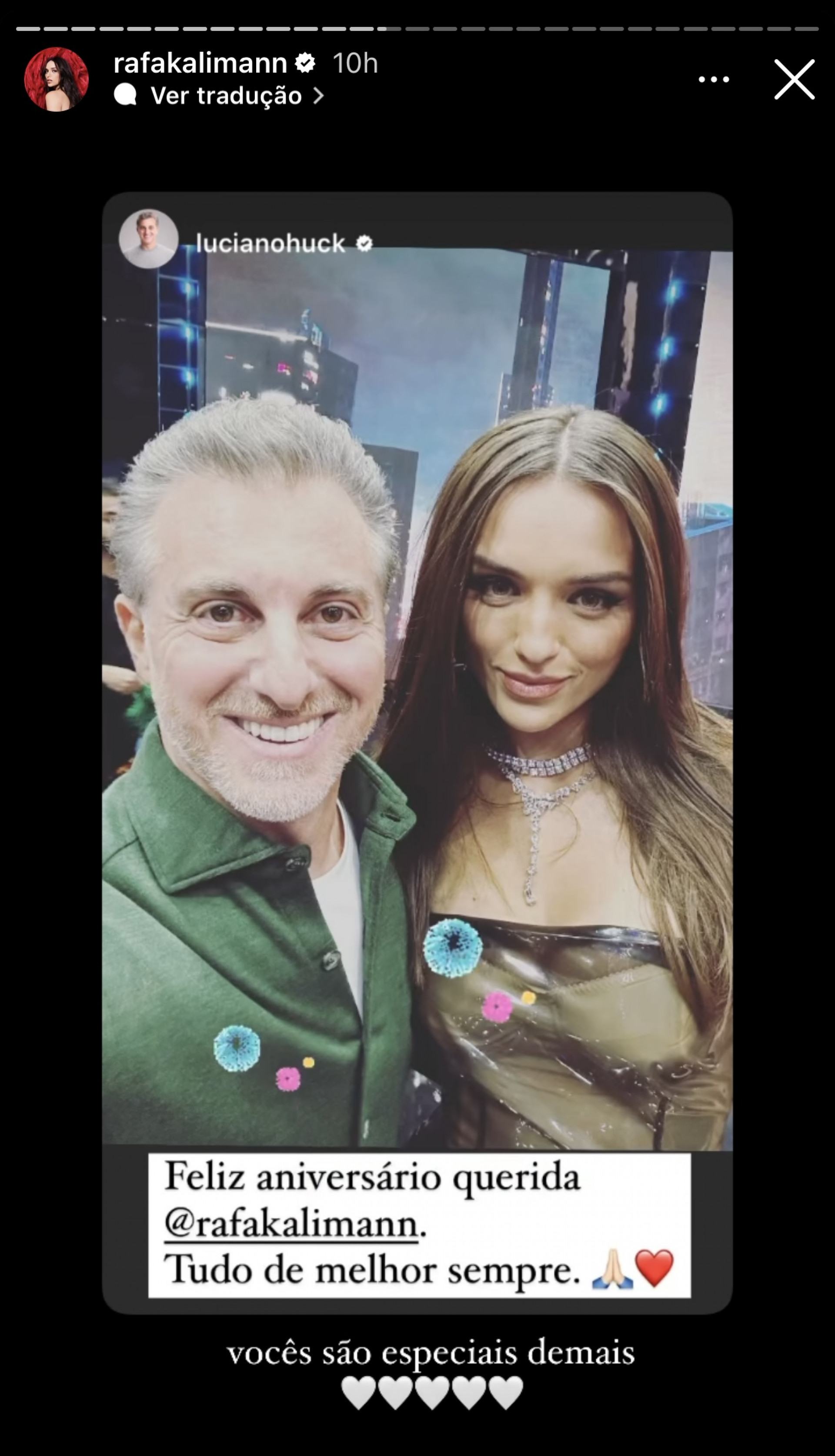 Famosos celebram aniversário de Rafa Kalimann - Reprodução