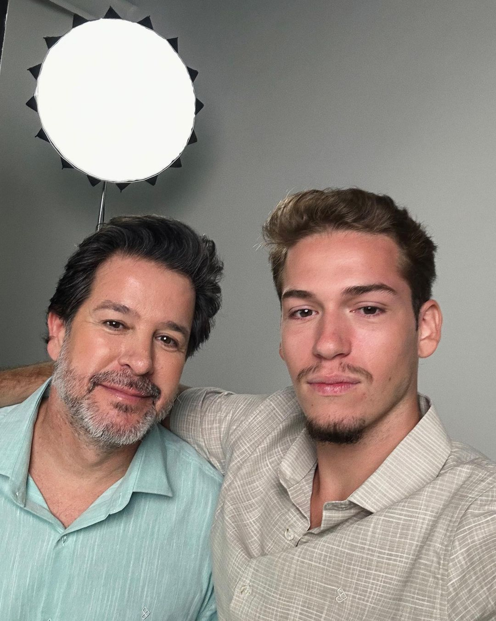 Murilo Benício e o filho, Pietro - Reprodução