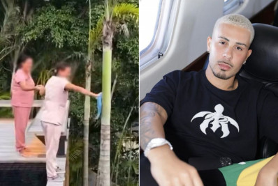 Carlinhos Maia é detonado por filmar funcionárias limpando coqueiro sem equipamento