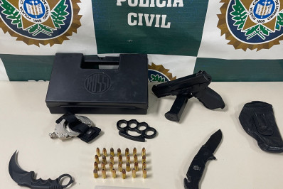 Falso policial civil é preso no Centro do Rio