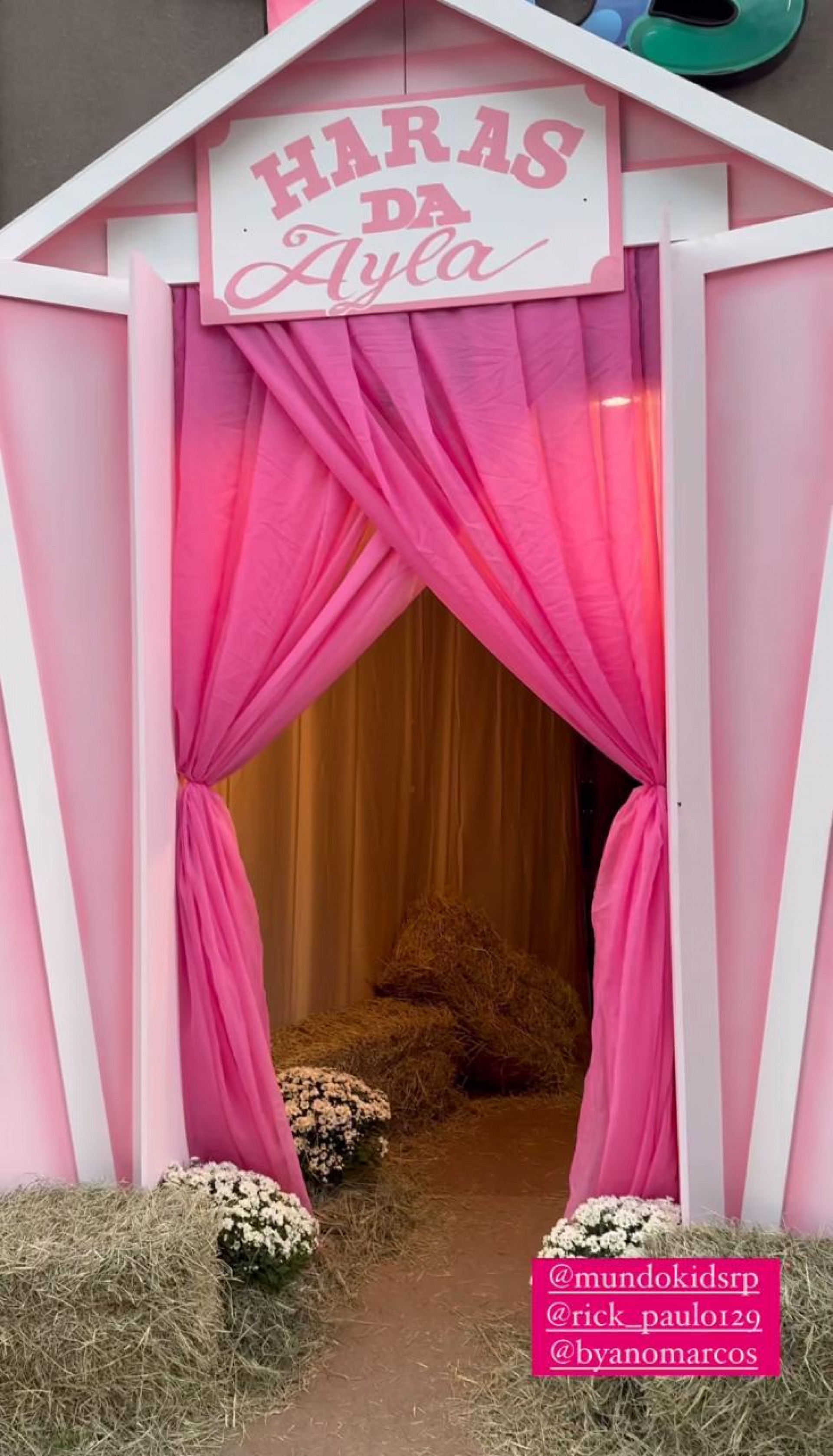 Bárbara Evans mostra detalhes do aniversário da filha - Reprodução/Instagram