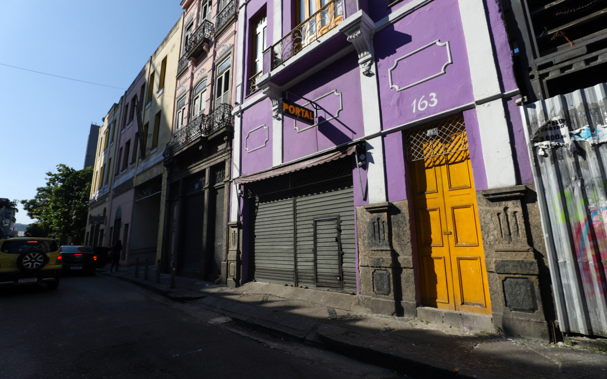 Fachada da Boate Portal Club, na Lapa