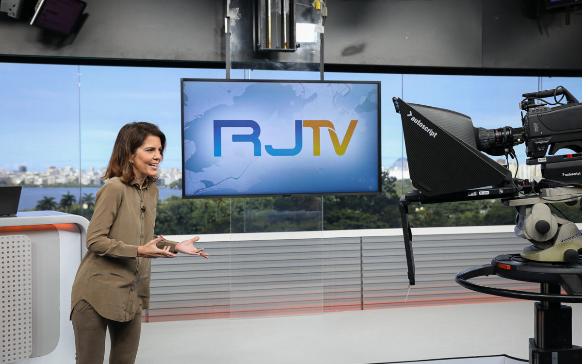 A apresentadora do 'RJ1' Mariana Gross - Manoela Melo/Globo