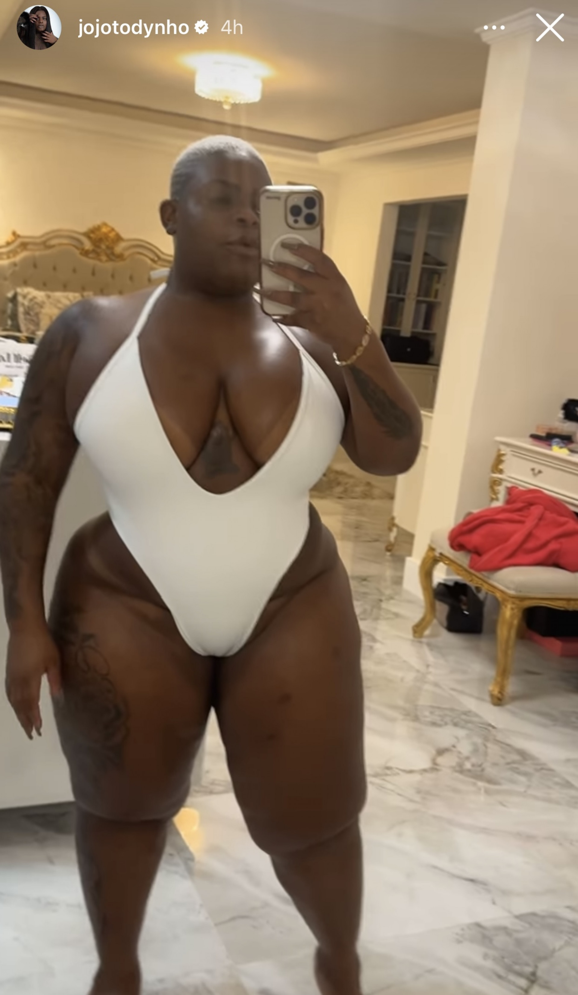 Jojo Todynho conta que maiô ficou largo em seu corpo - Reprodução