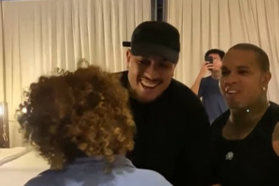 Vídeo! MC Bin Laden reencontra Rodriguinho e Pitel: 'Amo vocês'