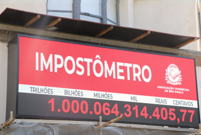 Impostômetro da ACSP atinge R$ 1 trilhão em impostos em 2024