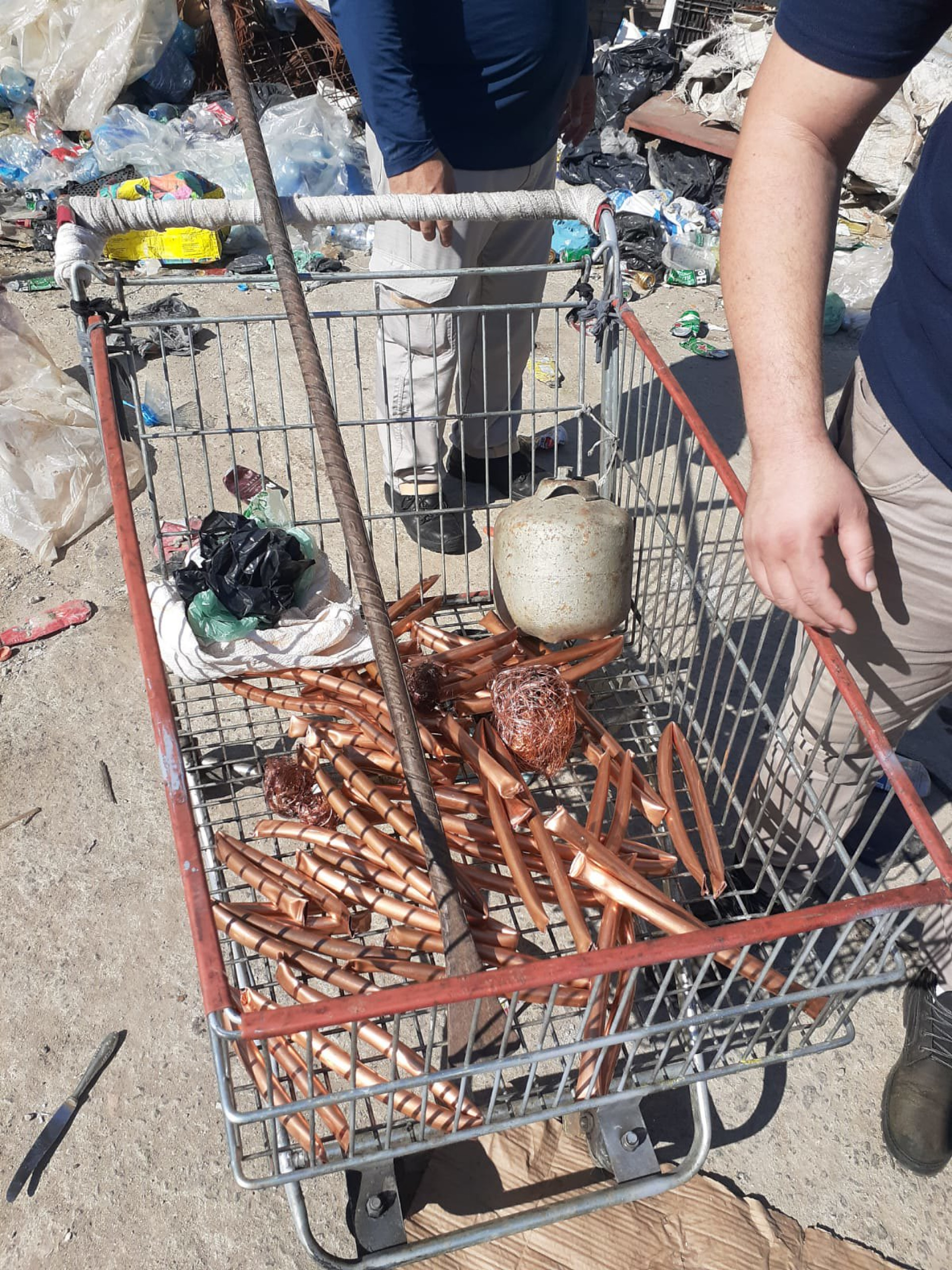 Segundo o subprefeito da Grande Tijuca, esses objetos são frequentemente roubados na região - Divulgação / Seop