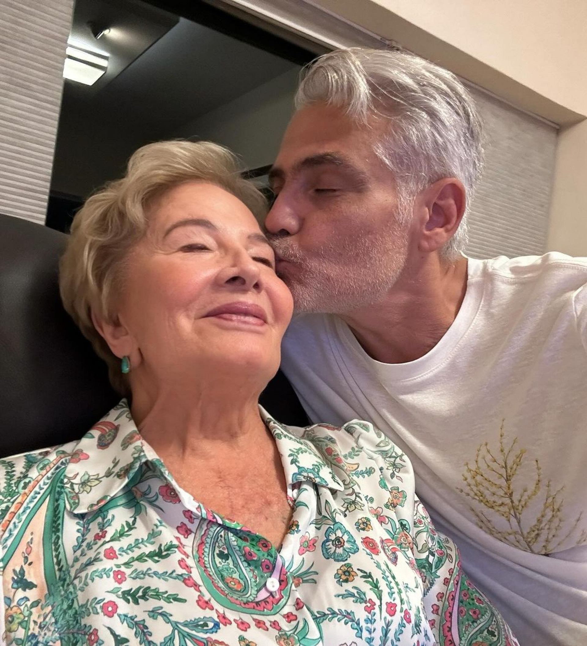 Glória Menezes passa ano novo com Tarcísio Filho - Reprodução / Instagram 