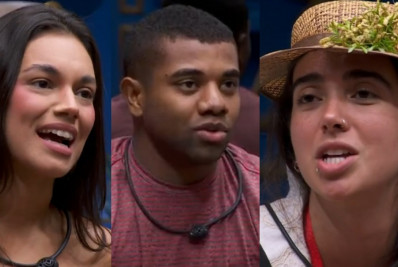 Alane, Davi e Giovanna formam o 18º paredão do 'BBB 24'