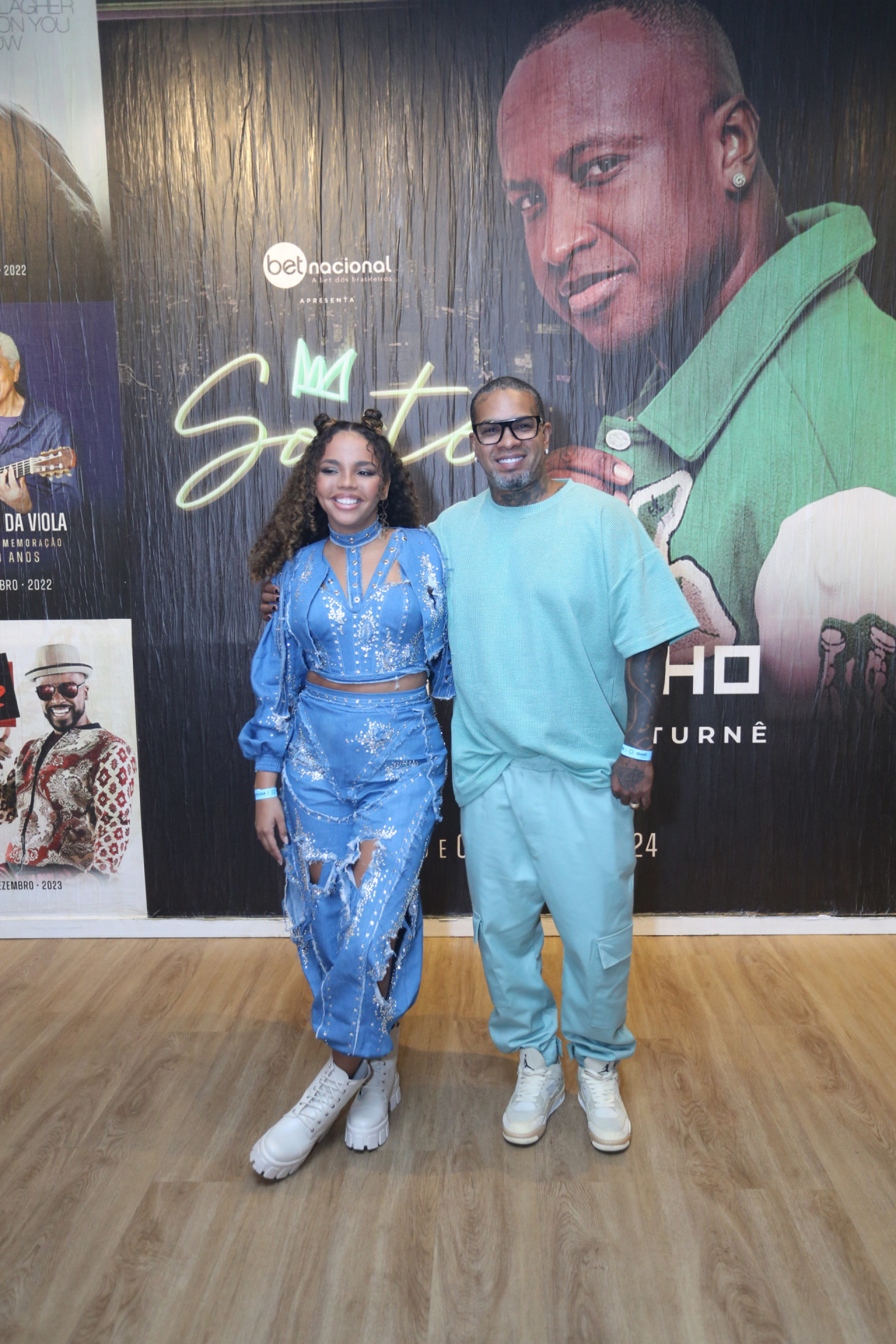 Giovanna Pitel e Rodriguinho prestigiam show de Thiaguinho - Delson Silva / Agnews