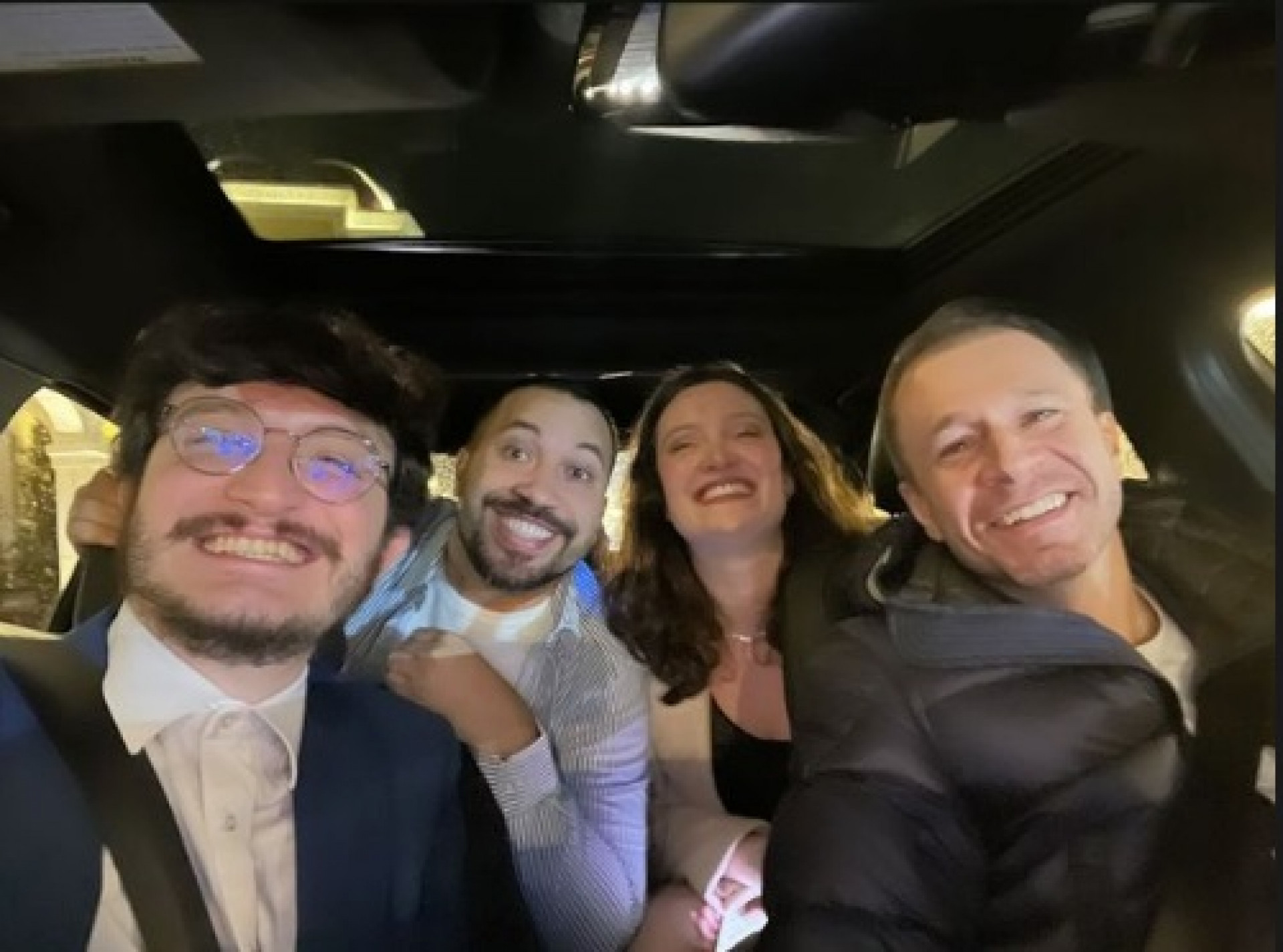 Gil do Vigor ganha carona de Tiago Leifert - Reprodução do Instagram