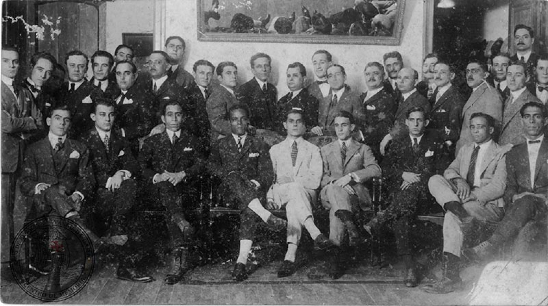 Os Camisas Negras em posi&ccedil;&atilde;o de destaque no meio associativo vasca&iacute;no - Acervo/Vasco da Gama