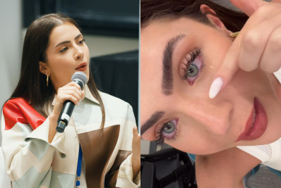 Jade Picon se emociona e chora após apresentar palestra em Harvard: 'Realização'