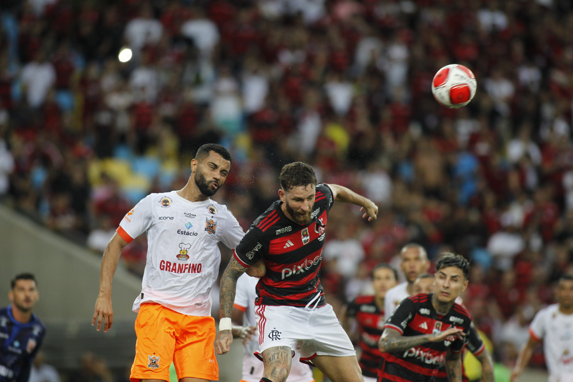 Flamengo x Nova Iguaçu, segundo jogo da final do Campeonato Carioca no Maracanã, neste domingo (7) - Reginaldo Pimenta / Agencia O Dia