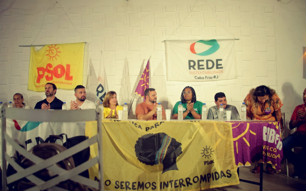 Ato de filiação de Rafael Peçanha ao Rede Sustentabilidade em Cabo Frio