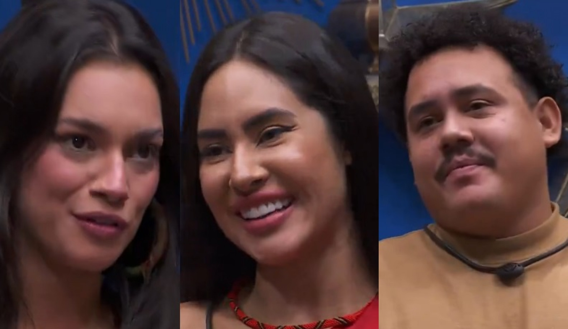 Alane, Isabelle e Lucas Henrique estão no paredão - Reprodução de vídeo / TV Globo