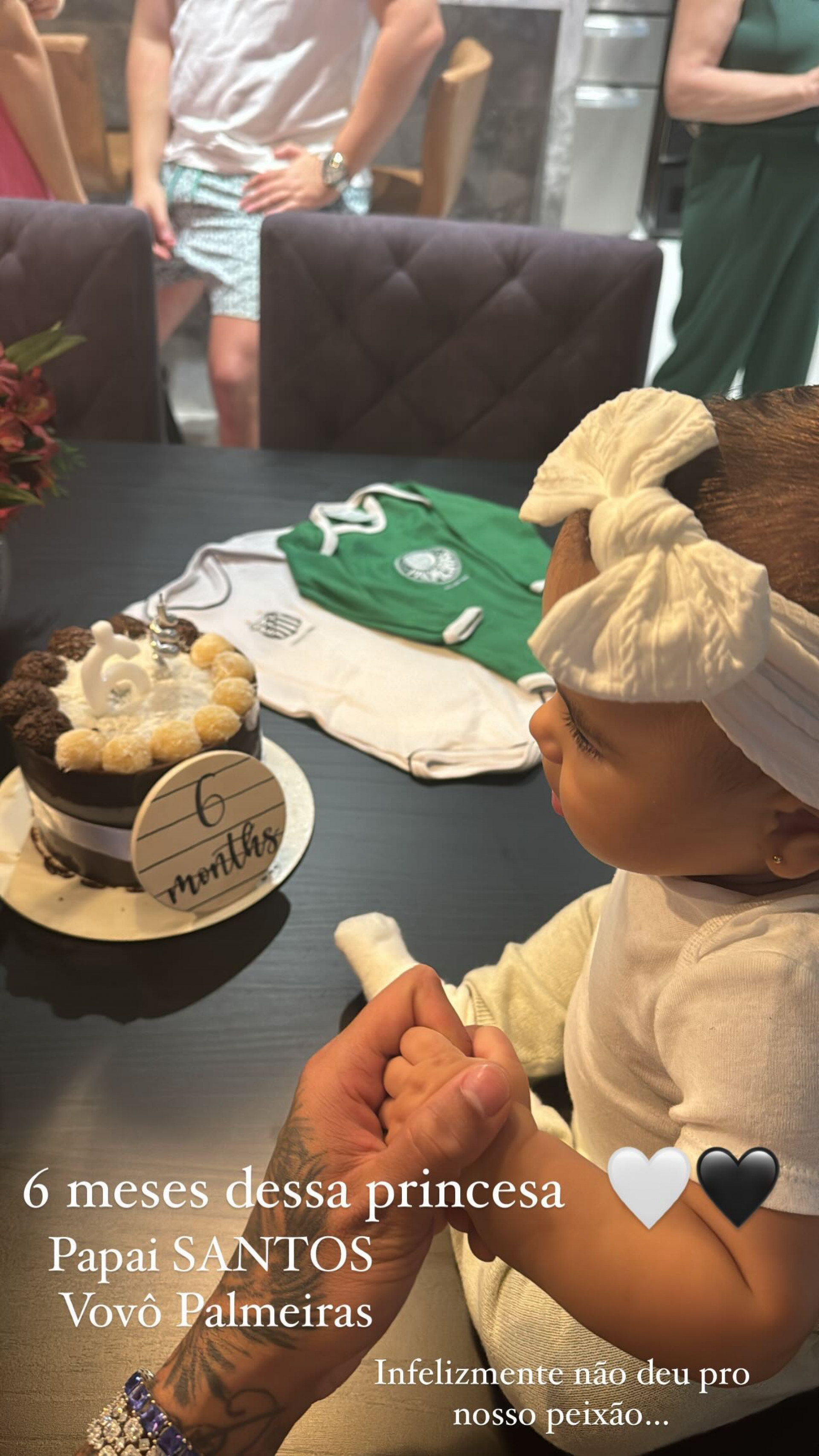Neymar celebra seis meses de Mavie com festa intimista  - Reprodução / Instagram 