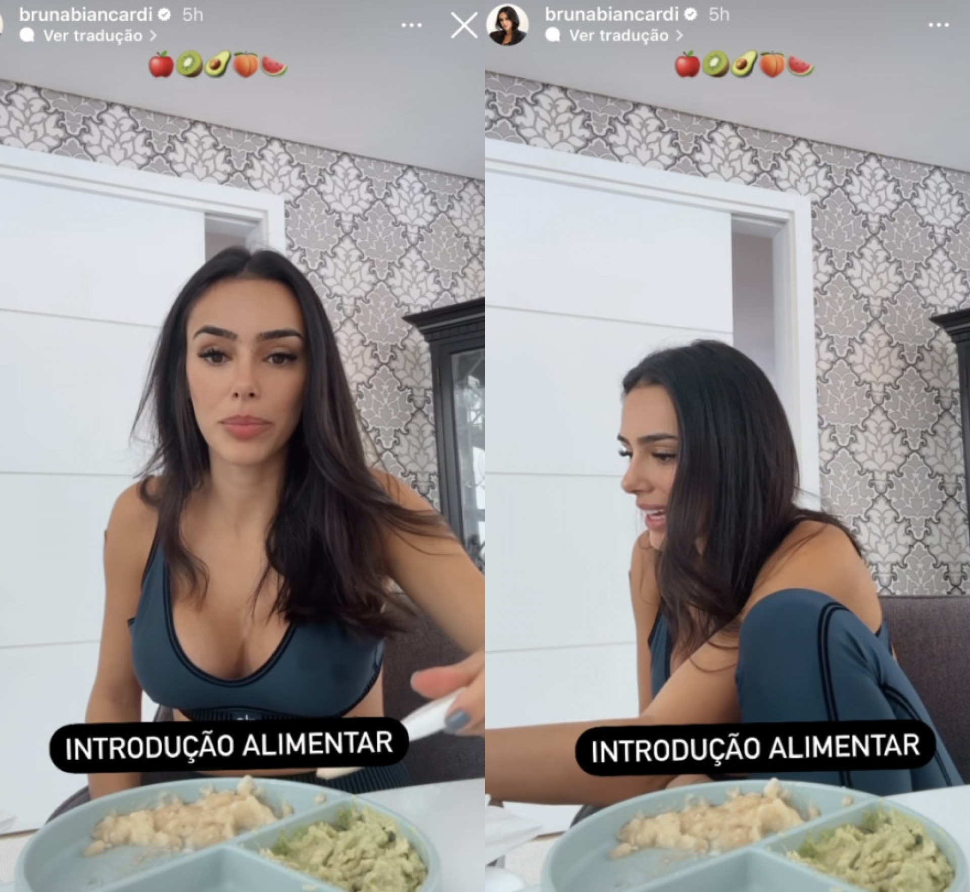 Bruna Biancardi fala sobre introdução alimentar da filha, Mavie  - Reprodução