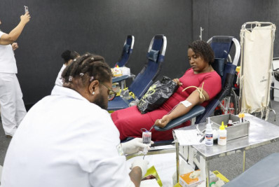 Campanha de doação de sangue reúne dezenas de doadores em Mesquita