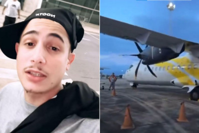 MC Hariel passa perrengue com avião a caminho de show: 'Quase morremos'