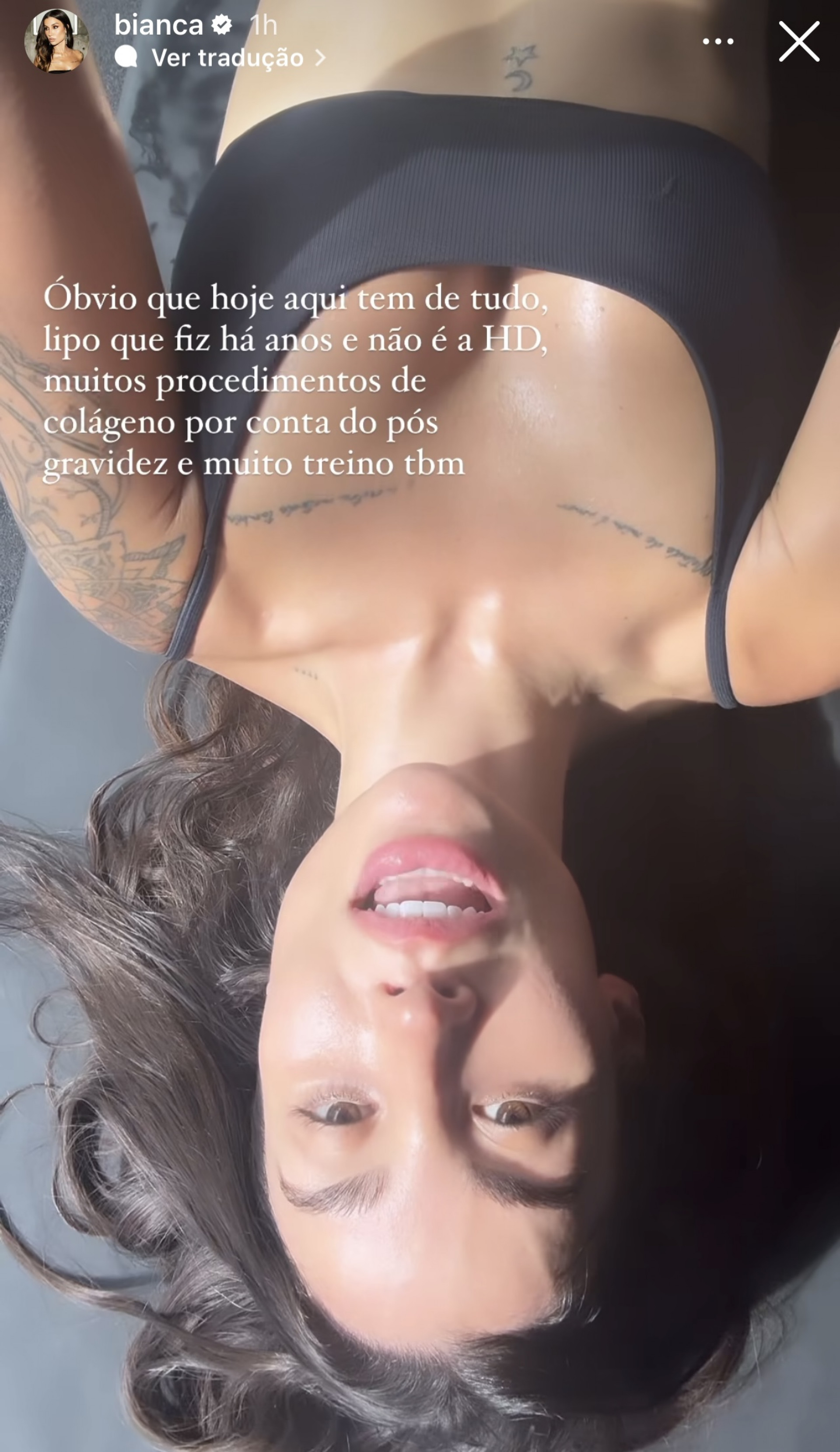 Bianca Andrade fala sobre abdômen sarado - Reprodução