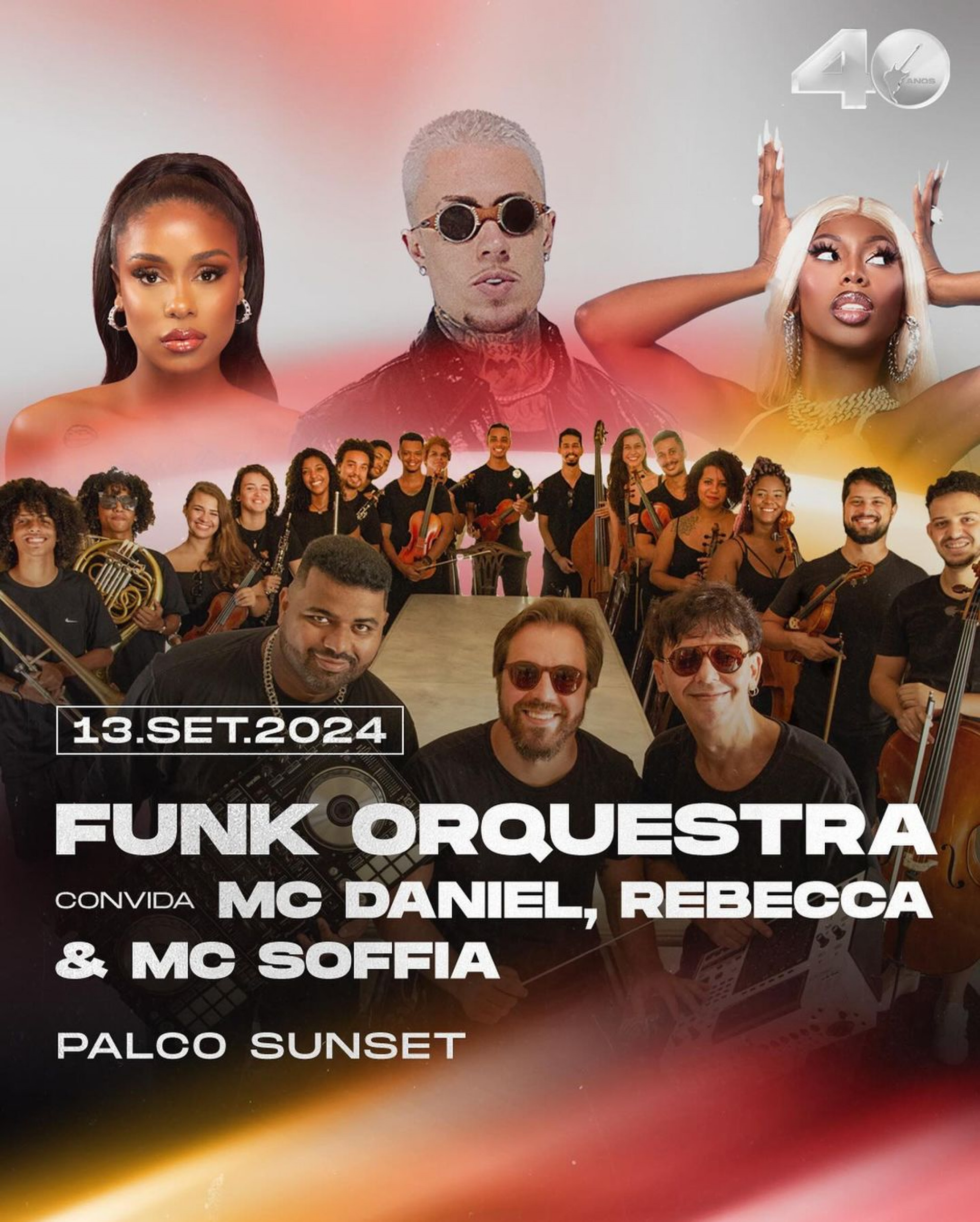 Funk Orquestra e participações especiais no Rock in Rio  - Reprodução / Instagram 