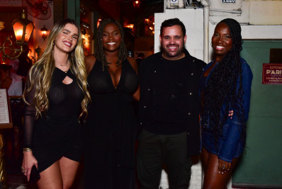 Yasmin Brunet, Raquele, Michel e Leidy Elin se reencontram em São Paulo