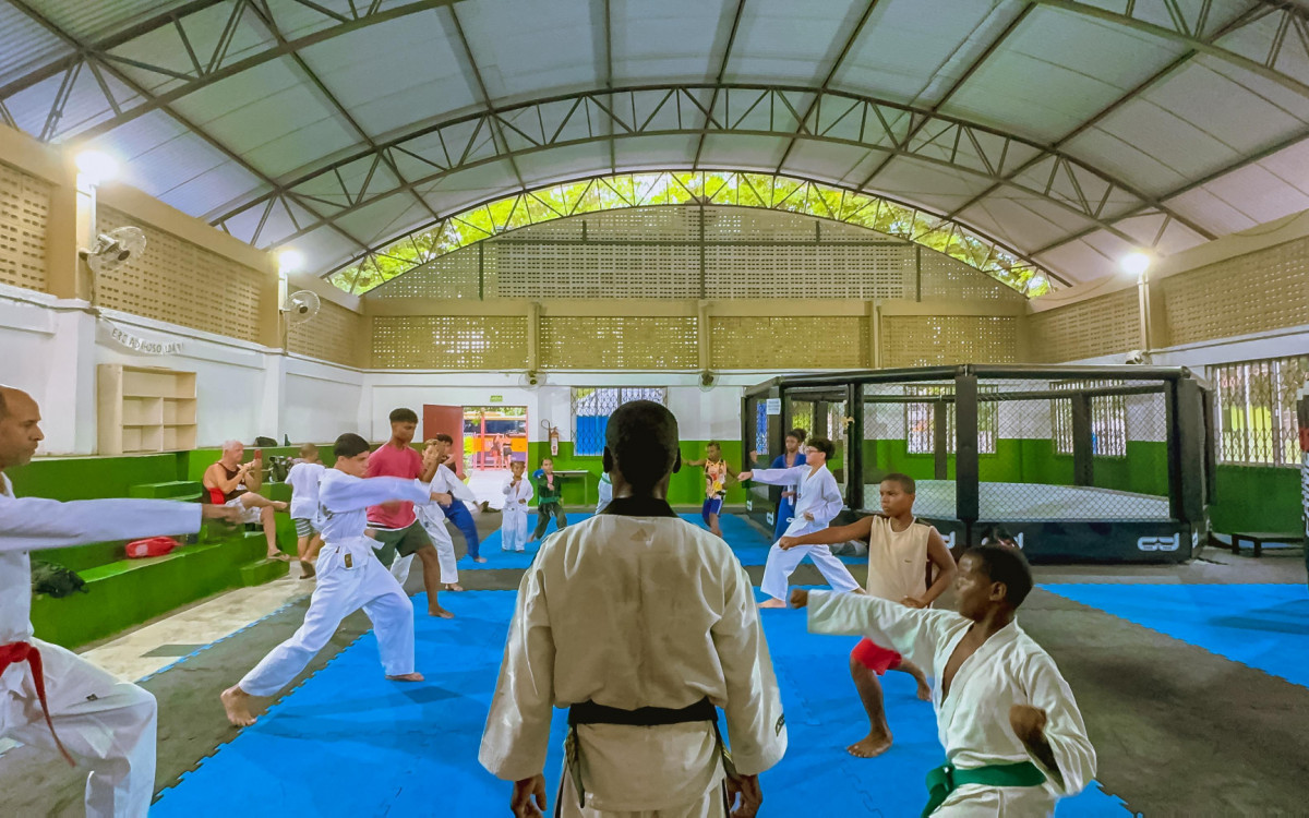 Os alunos da Casa da Luta Nilopolitana competiram com representantes de Mangaratiba, Três Rios, Santa Cruz, Itaguaí e Japeri