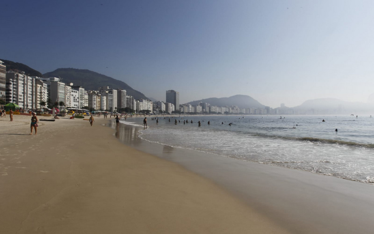 Praia de Copacabana - Reginaldo Pimenta / Agência O Dia