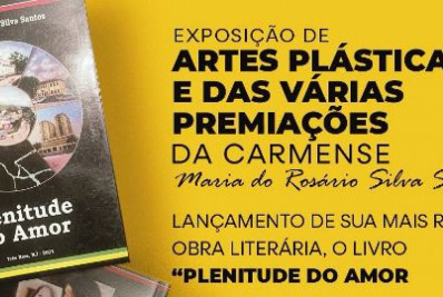 Carmo terá exposição de artes plásticas e lançamento de livro no próximo sábado