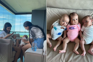 Filhos de Mirella Santos, João Gomes e Luva de Pedreiro se encontram e encantam web