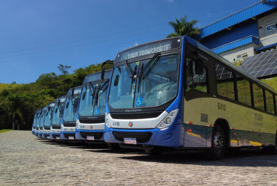 Turp Transporte recebe oito ônibus zero quilômetro em Petrópolis