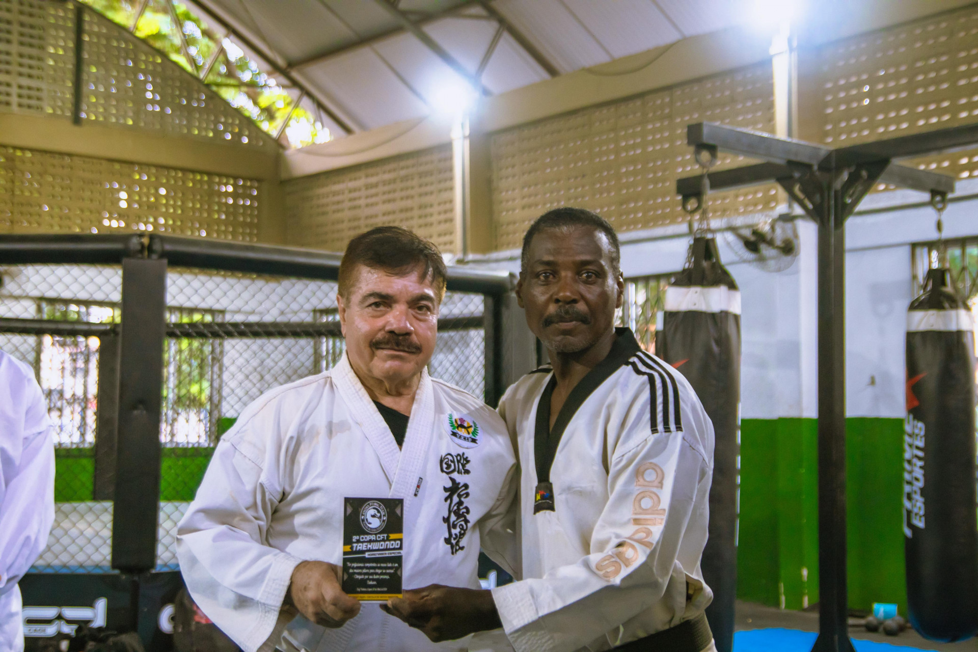 Os mestres Gess&eacute; Cintra e Denilson Alexandre   - Divulga&ccedil;&atilde;o / PMN