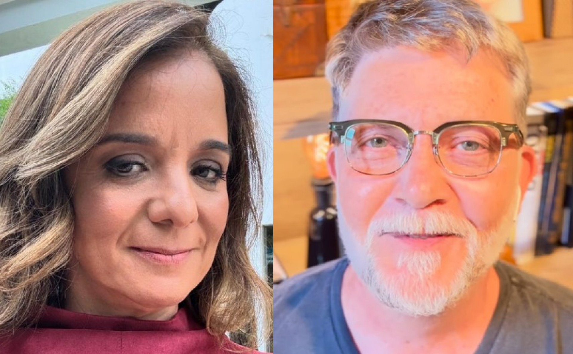 Vera Magalhães e Kiko Mascarenhas - Reprodução 