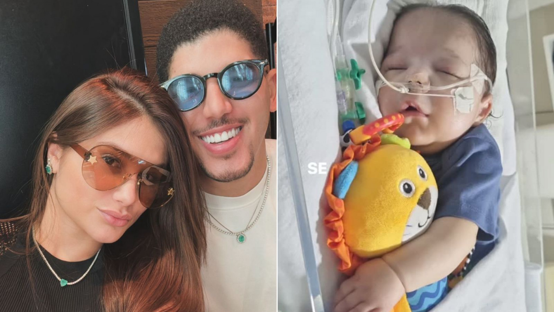 Z&eacute; Vaqueiro, Ingra Soares e o ca&ccedil;ula Arthur, que faleceu aos 11 meses - Reprodu&ccedil;&atilde;o/Instagram