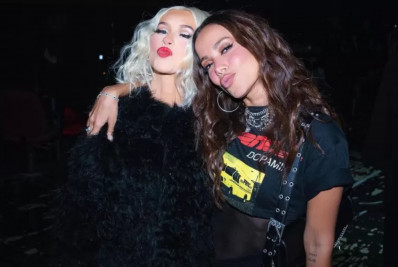 Christina Aguilera posa ao lado de Anitta e fãs reagem: 'Zerar a vida' 