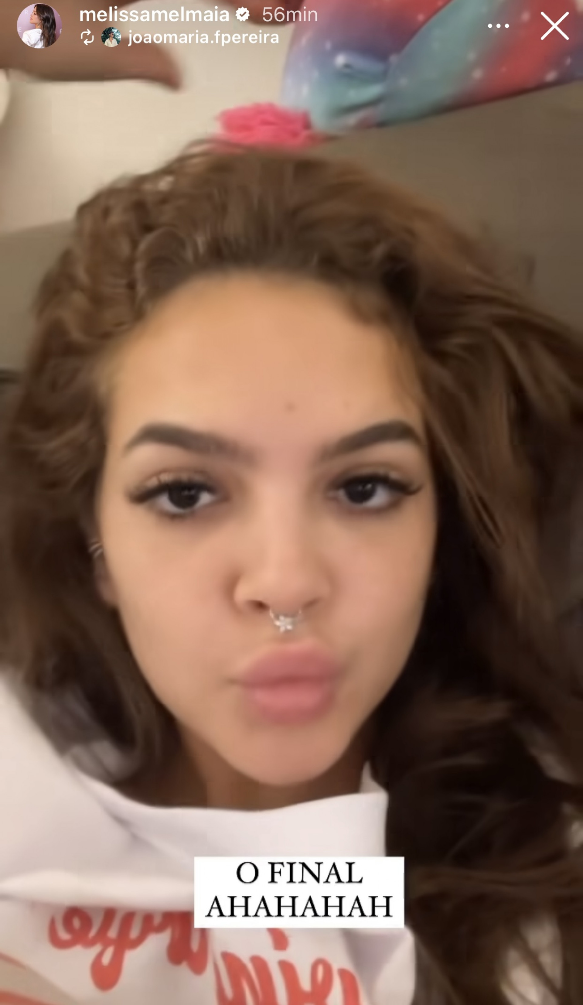 Mel Maia mostra cabelo em transição capilar - Reprodução