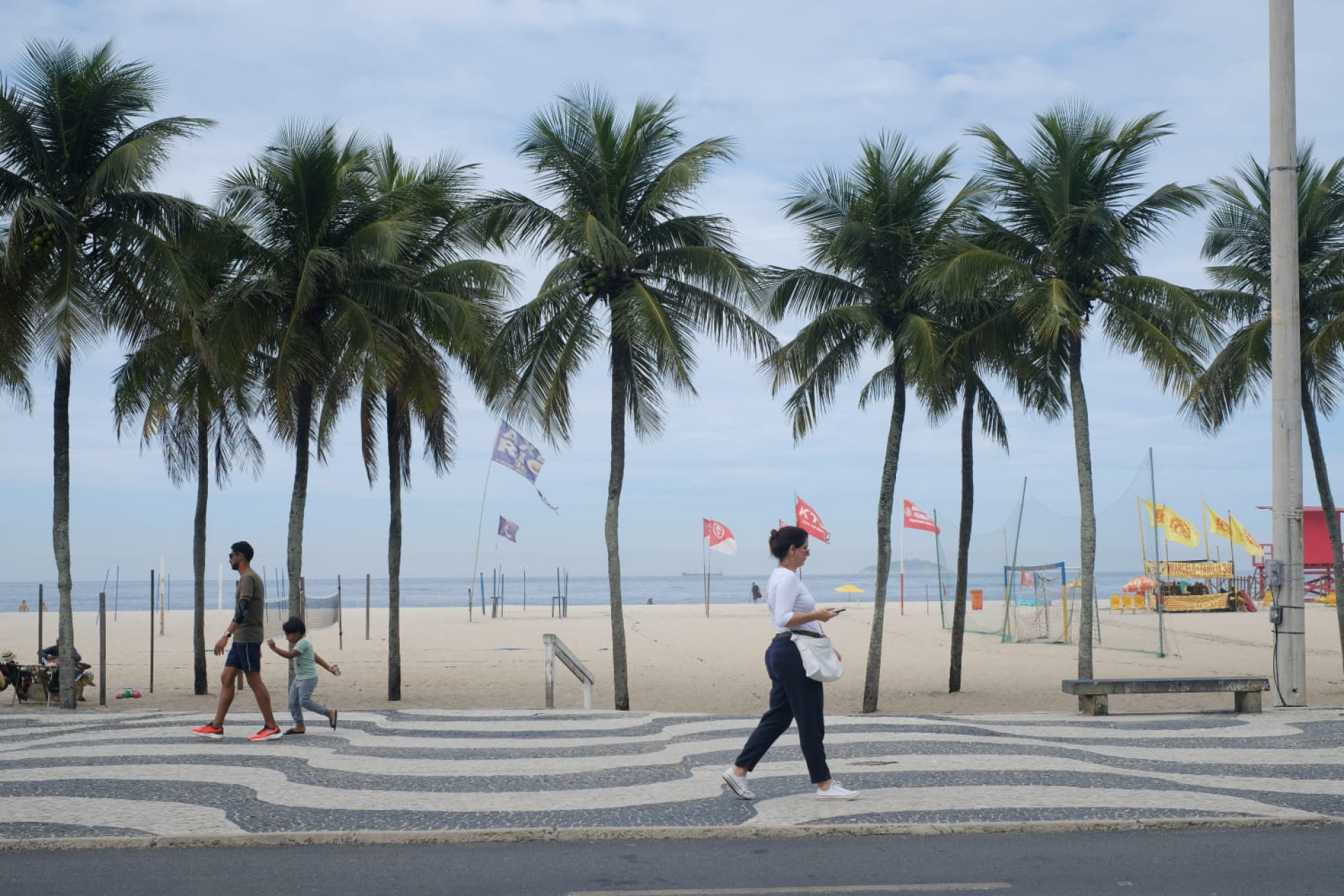 Rio amanheceu com algumas nuvens no céu - Pedro Ivo / Agência O Dia