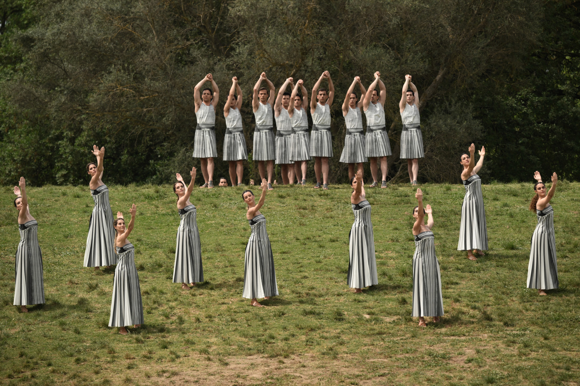 Chama olímpica foi acesa na Grécia - AFP