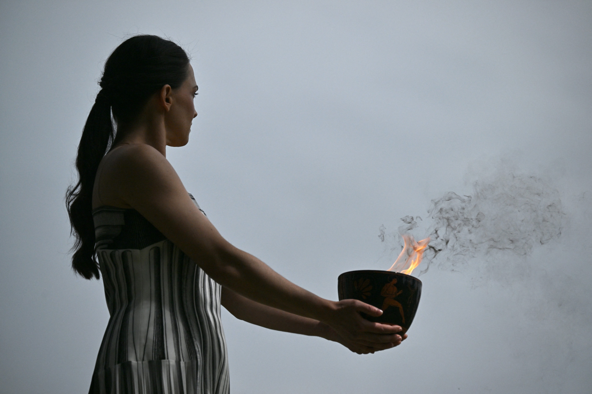 Chama olímpica foi acesa na Grécia - AFP