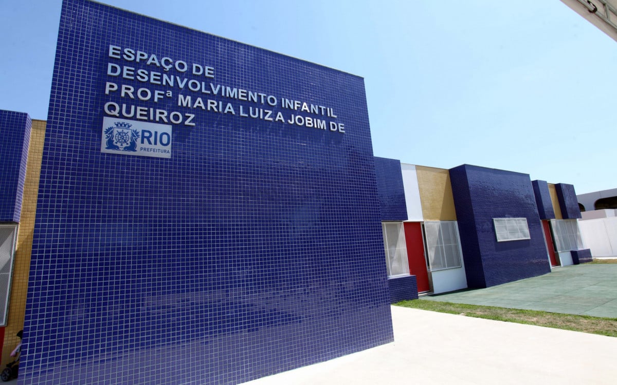 Espaço de Desenvolvimento Infantil (EDI) Professora Maria Luiza Jobim de Queiroz é localizado em Sepetiba - Reprodução
