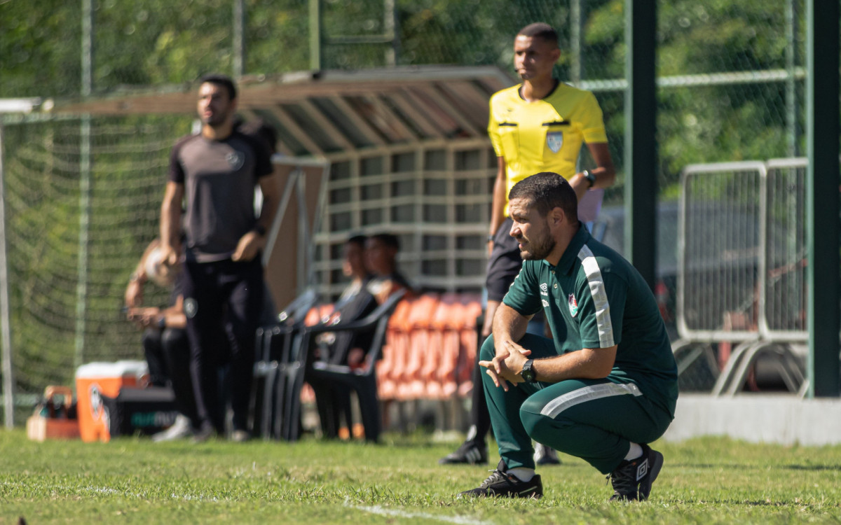 Em 2023, Felipe Canavan comandou o Fluminense Sub-15 e conquistou cinco títulos - Lenardo Brasil / Fluminense